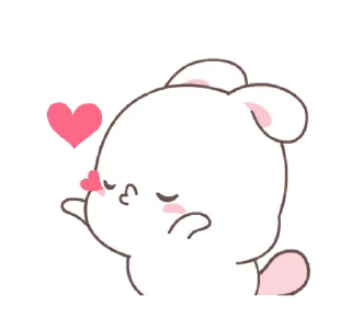 Sticker from Fluffy Bunny @Stickersey