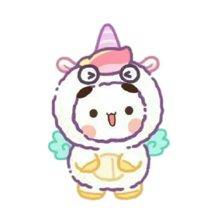 Sticker from so cute >< ; @milkitalita