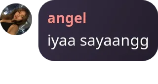 Sticker from angel pack