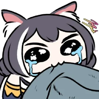 😭 emoji 暗• Dark Angel •暗's Pack Telegram sticker 20 of 57