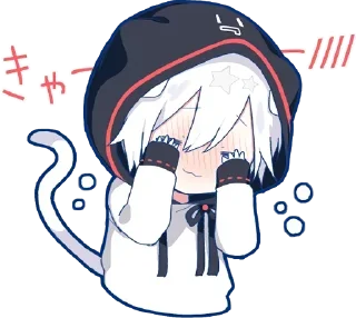 🙈 emoji 暗• Dark Angel •暗's Pack Telegram sticker 6 of 57