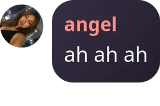 Sticker from angel pack