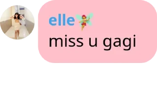 Sticker from elle