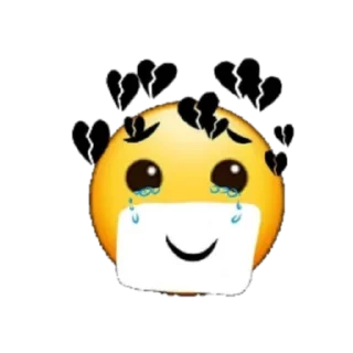 Sticker from fake smile-!