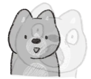 😀 emoji (S1.EP4) 嗚比的朋友_黑白講 @moe_sticker_bot Telegram sticker 1 of 40