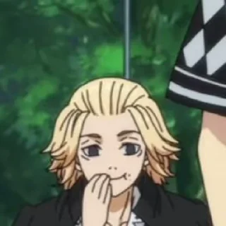 🍘 emoji ⟨Manjiro Sano⟩ˏˋ°•*⁀➷ @Jaamataashita Telegram sticker 7 of 120