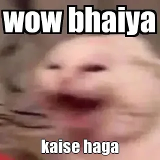 😂 emoji Wow Bhaiya By @stickers_wld Telegram sticker 4 of 15