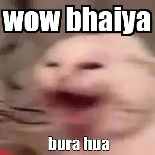 😱 emoji Wow Bhaiya By @stickers_wld Telegram sticker 3 of 15
