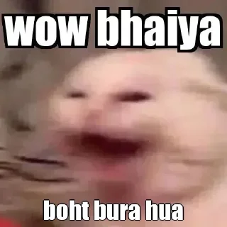 😔 emoji Wow Bhaiya By @stickers_wld Telegram sticker 8 of 15