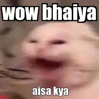 😃 emoji Wow Bhaiya By @stickers_wld Telegram sticker 12 of 15