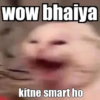 🤓 emoji Zayn's wow bhaiya Telegram sticker 7 of 19