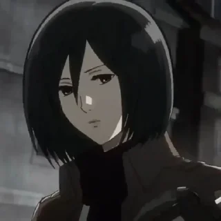 Sticker from Mikasa Ackerman • @valerangle