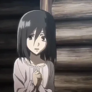 🧚‍♀ emoji Mikasa Ackerman • @valerangle Telegram sticker 17 of 87