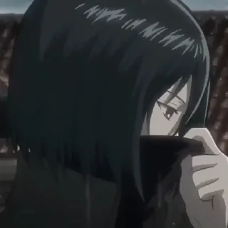 🧚‍♀ emoji Mikasa Ackerman • @valerangle Telegram sticker 14 of 87