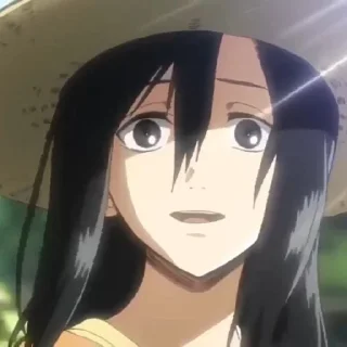🧚‍♀ emoji Mikasa Ackerman • @valerangle Telegram sticker 20 of 87