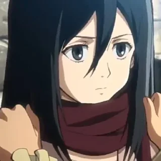 Sticker from Mikasa Ackerman • @valerangle