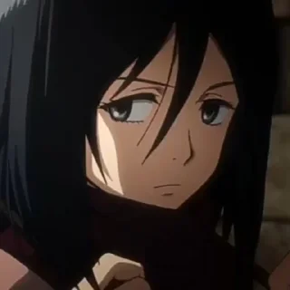 Sticker from Mikasa Ackerman • @valerangle