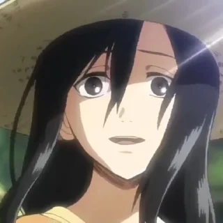 🧚‍♀ emoji Mikasa Ackerman • @valerangle Telegram sticker 19 of 87
