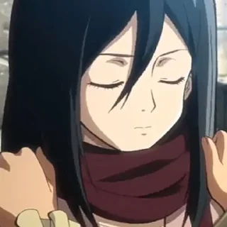 Sticker from Mikasa Ackerman • @valerangle