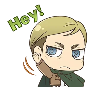 👋 emoji @xxyuji || Attack on Titan Chibi Telegram sticker 17 of 40