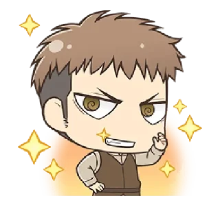 ✨ emoji @xxyuji || Attack on Titan Chibi Telegram sticker 5 of 40