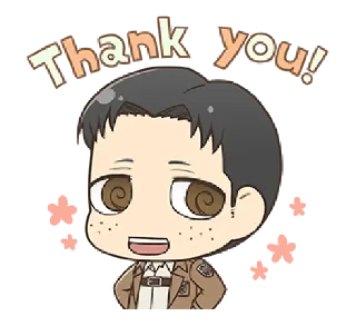 🌸 emoji @xxyuji || Attack on Titan Chibi Telegram sticker 13 of 40