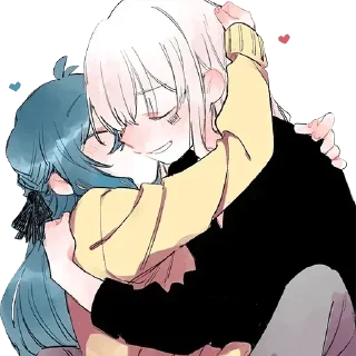 😘 emoji @Akane_Ayato Vol.Hugs_And_Cuddles Telegram sticker 12 of 95