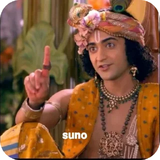 🎩 emoji radhe radhe Telegram sticker 4 of 43