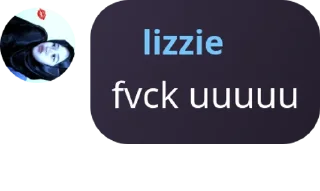 Sticker from lizzie's