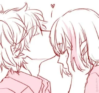 Sticker from Anime Couple<3  | @stickershomess