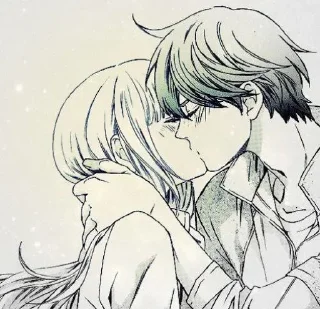 💘 emoji Anime Couple<3  | @stickershomess Telegram sticker 9 of 25