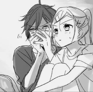 💘 emoji Anime Couple<3  | @stickershomess Telegram sticker 6 of 25