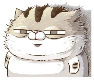 ⭐ emoji 肖阿咪 15 漫畫風 @moe_sticker_bot Telegram sticker 7 of 40