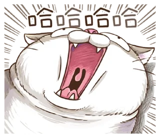 ⭐ emoji 肖阿咪 15 漫畫風 @moe_sticker_bot Telegram sticker 11 of 40