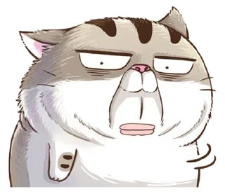 ⭐ emoji 肖阿咪 15 漫畫風 @moe_sticker_bot Telegram sticker 4 of 40