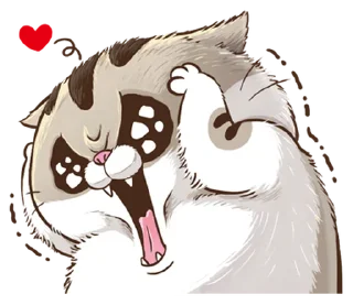⭐ emoji 肖阿咪 15 漫畫風 @moe_sticker_bot Telegram sticker 24 of 40