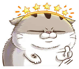 ⭐ emoji 肖阿咪 15 漫畫風 @moe_sticker_bot Telegram sticker 5 of 40