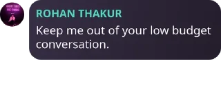 Sticker from ROHAN THAKUR's sticker kang pack