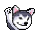Sticker from LIHKG Husky Animated (Unofficial)