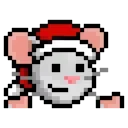 🖕 emoji LIHKG Mouse Xmas Animated (Unofficial) Telegram sticker 7 of 26