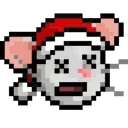 😵 emoji LIHKG Mouse Xmas Animated (Unofficial) Telegram sticker 19 of 26
