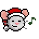 🙂 emoji LIHKG Mouse Xmas Animated (Unofficial) Telegram sticker 5 of 26
