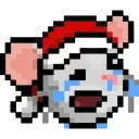 😭 emoji LIHKG Mouse Xmas Animated (Unofficial) Telegram sticker 21 of 26