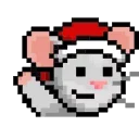 👋 emoji LIHKG Mouse Xmas Animated (Unofficial) Telegram sticker 6 of 26