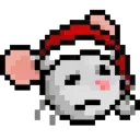 😣 emoji LIHKG Mouse Xmas Animated (Unofficial) Telegram sticker 22 of 26