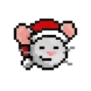 👀 emoji LIHKG Mouse Xmas Animated (Unofficial) Telegram sticker 10 of 26