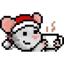 ☕️ emoji LIHKG Mouse Xmas Animated (Unofficial) Telegram sticker 8 of 26