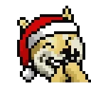 Sticker from LIHKG Dog Xmas Animated (Unofficial)