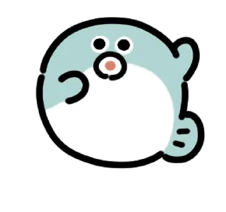 🐡 emoji ₍ 𑀥ᥲᥒᥴiᥒg ρᥙffᥱrfisɦ ₎ ˚₊· ♡ @mewsticks Telegram sticker 2 of 24