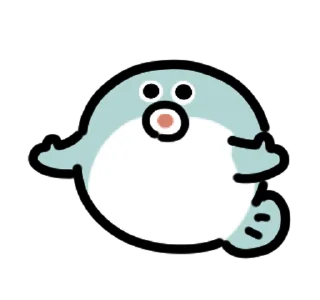 🐡 emoji ₍ 𑀥ᥲᥒᥴiᥒg ρᥙffᥱrfisɦ ₎ ˚₊· ♡ @mewsticks Telegram sticker 24 of 24